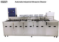 Máy làm sạch siêu âm công nghiệp nhiều bể với hệ thống sấy khô để khử dầu