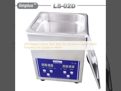 Máy sưởi 60W Limplus 2l Table Top Ultrasonic Cleaner 40kHz Tần số cho kính đồng hồ