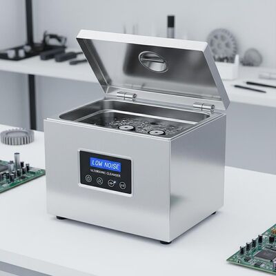 Máy làm sạch siêu âm để bàn tiếng ồn thấp bao gồm bể thép không gỉ được thiết kế để làm sạch trong nhiều ngành công nghiệp