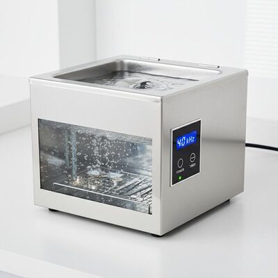 280x180x200mm Máy làm sạch siêu âm trên bàn 40kHz Bảo vệ an toàn tần số siêu âm được thiết kế để làm sạch các dụng cụ tinh tế