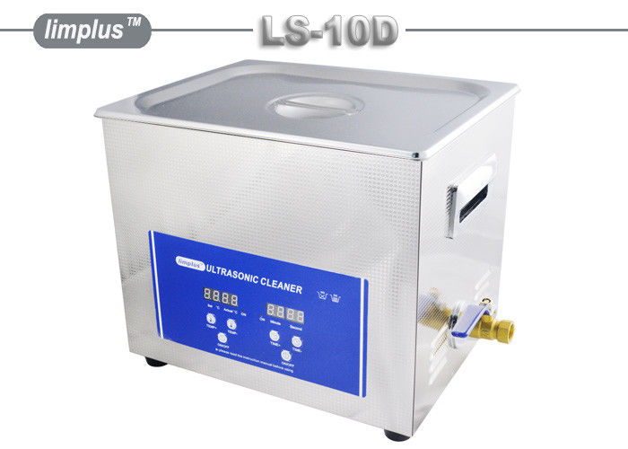 LS -10D Thép không gỉ 10 lít Máy làm sạch siêu âm Bảo hành 1 năm